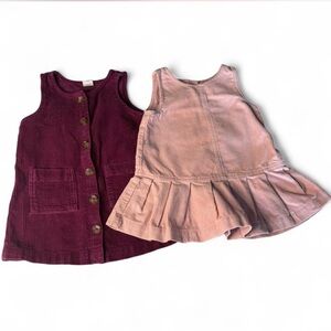 GAP Toddler Corduroy Dress in Soft Pink